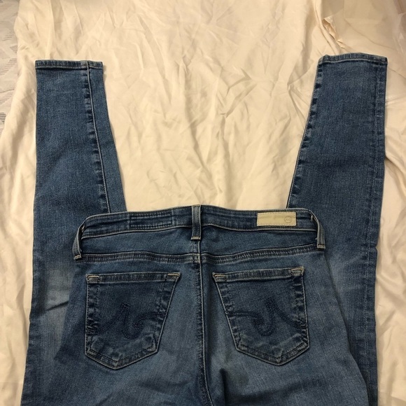 AG-ED Denim light blue skinny ankle denim jeans size 25 - Picture 4 of 9